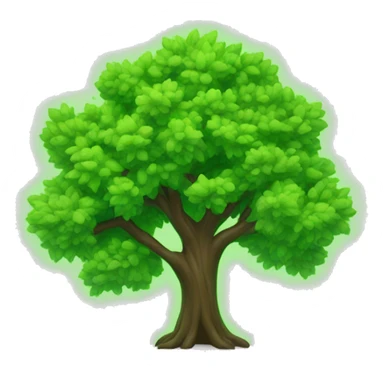 Neongreen tree sticker