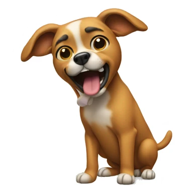 dog dabbing sticker