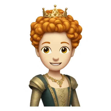 Ginger queen sticker