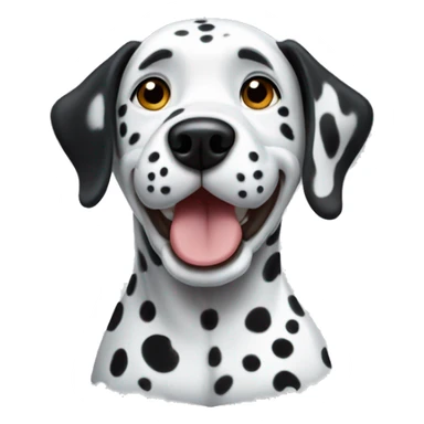 Dalmatian dog sticker