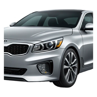 Grey Kia k5 with tinted windows  sticker