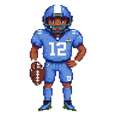 football player sticker