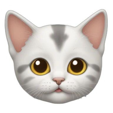 Kitten with a plump butt sticker