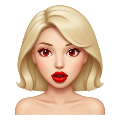 seductive woman mouth lips sticker