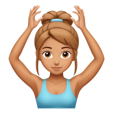 cute pilates girl sticker