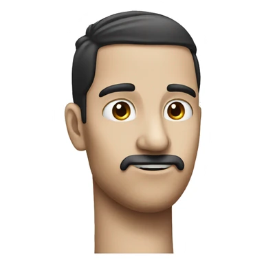 long neck chin poking out sticker