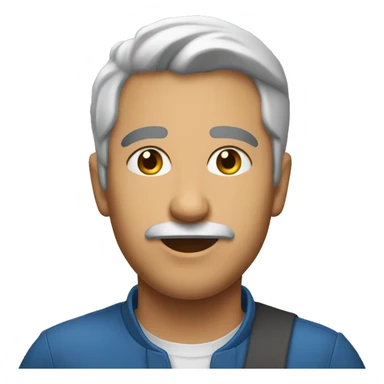 mavi kalpli öpücük sticker