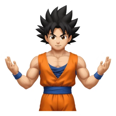 goku t posing sticker