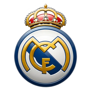 I want an emoji of real madrid logo of football and it should look realistic sticker