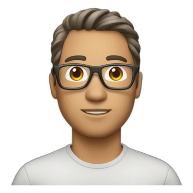 software engineer in an imac screen sticker