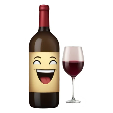 Happy wine sticker