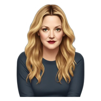 drew barrymore serious real sticker