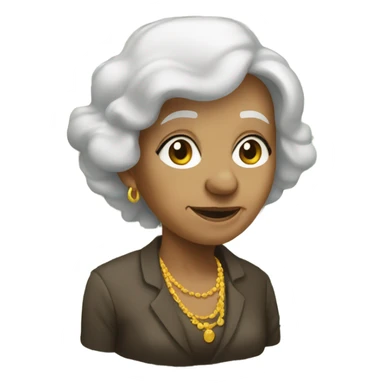 Old money woman  sticker