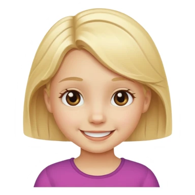 Sarışın küçük kız sticker