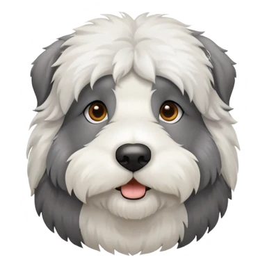 Perro viejo pastor inglés sticker