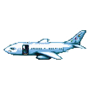 shark-airplane hybrid sticker