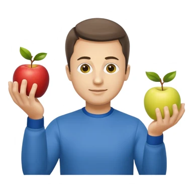 zelensky juggling two apple blue and yellow sticker