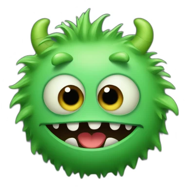 little green monster sticker