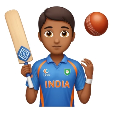 india in cricket jersey 18 number  sticker