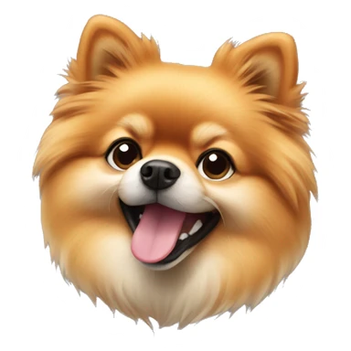 The Pomeranian dog sticker