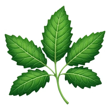 patchouli leaf sticker