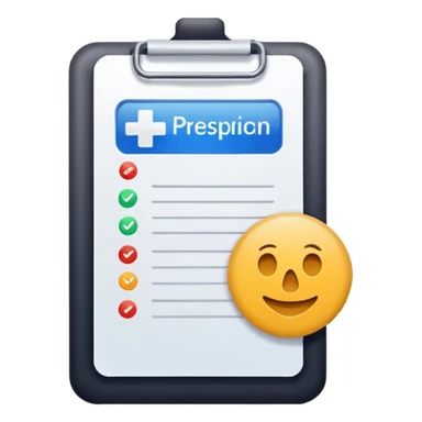 generate a flat image icon for Prescription & Report Reader sticker