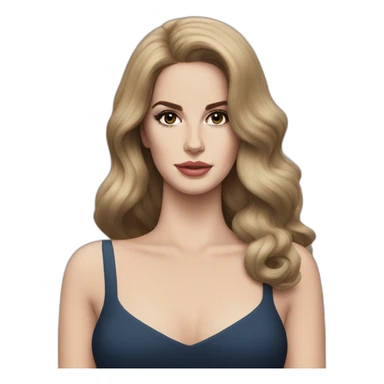 lana del ray sticker