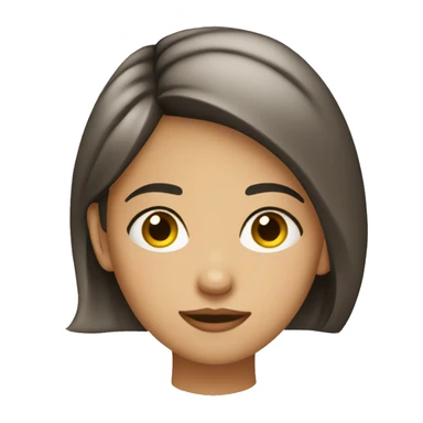 Girl side eyeing sticker