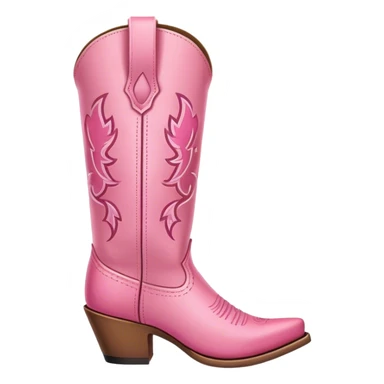 pink cowgirl boots sticker