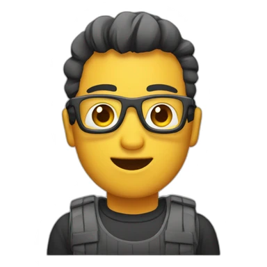 chico con computadora sticker