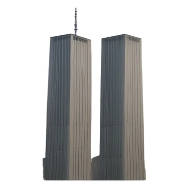 The twin towers sticker