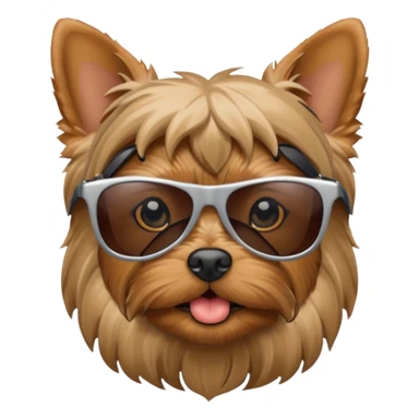 shorkshire con lentes de sol sticker