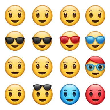 Emoji ios18 sticker pack original preppy emojis sticker