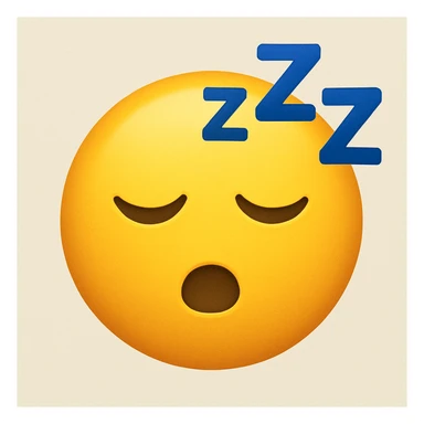 sleep zzz emoji sticker
