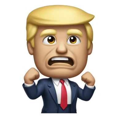 donald trump flexing sticker