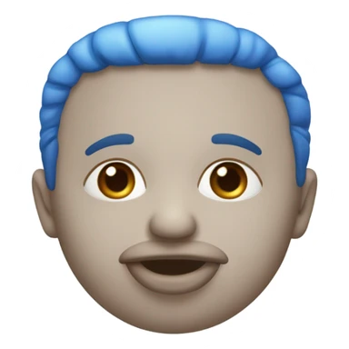 besos azules  sticker