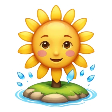 sunny sticker