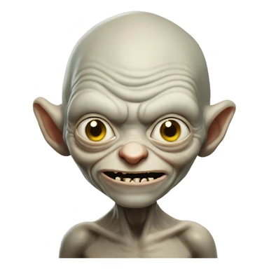 Gollum says hello marijan sticker