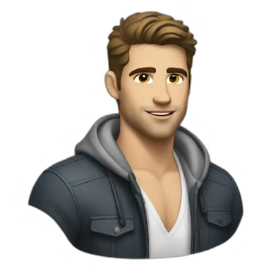 Chad white guy  sticker