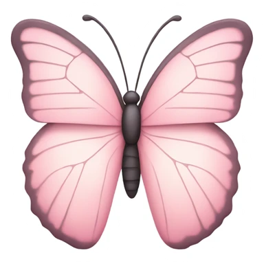 Light pink butterfly  sticker