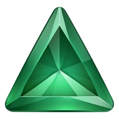 triangulo para arriba en color verde sticker