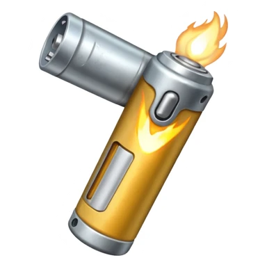 battery torch  sticker