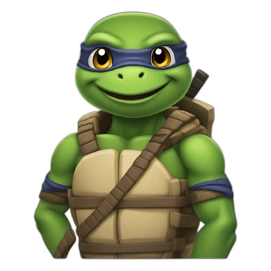 Tortues ninja qui sourit sticker
