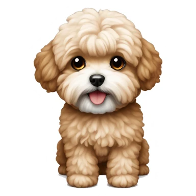 Maltipoo brown sticker