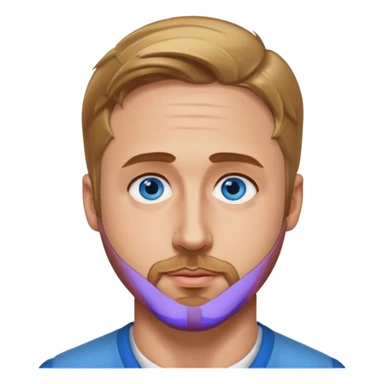 Ryan Gosling with blue eyes sticker