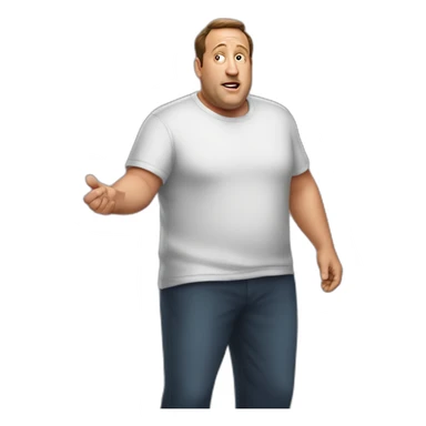 kevin james shrugging sticker