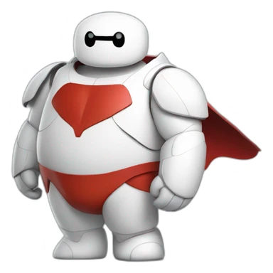 Superhero Baymax sticker