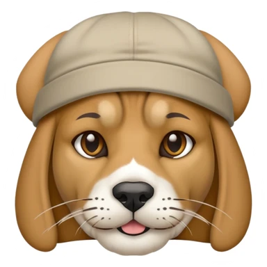 snoopdog with cat hat sticker