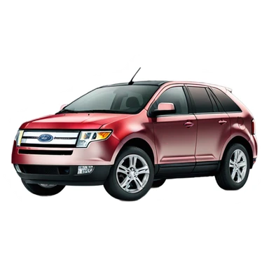 Ford edge red 2010 sticker