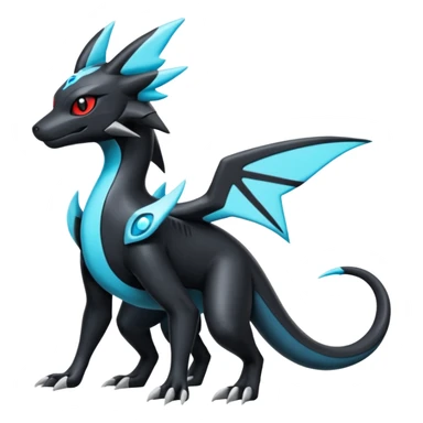 Salandit-Salamence-Umbreon-Silvally-fusion (full body) sticker